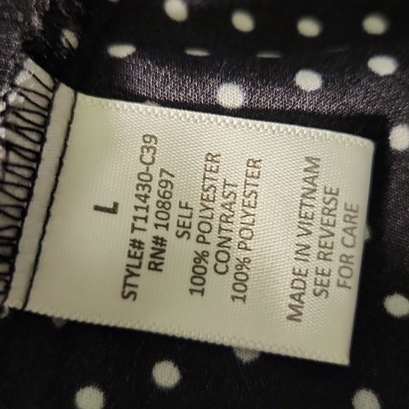 Lipslide Black & White Polka Dot top - Picture 11 of 11